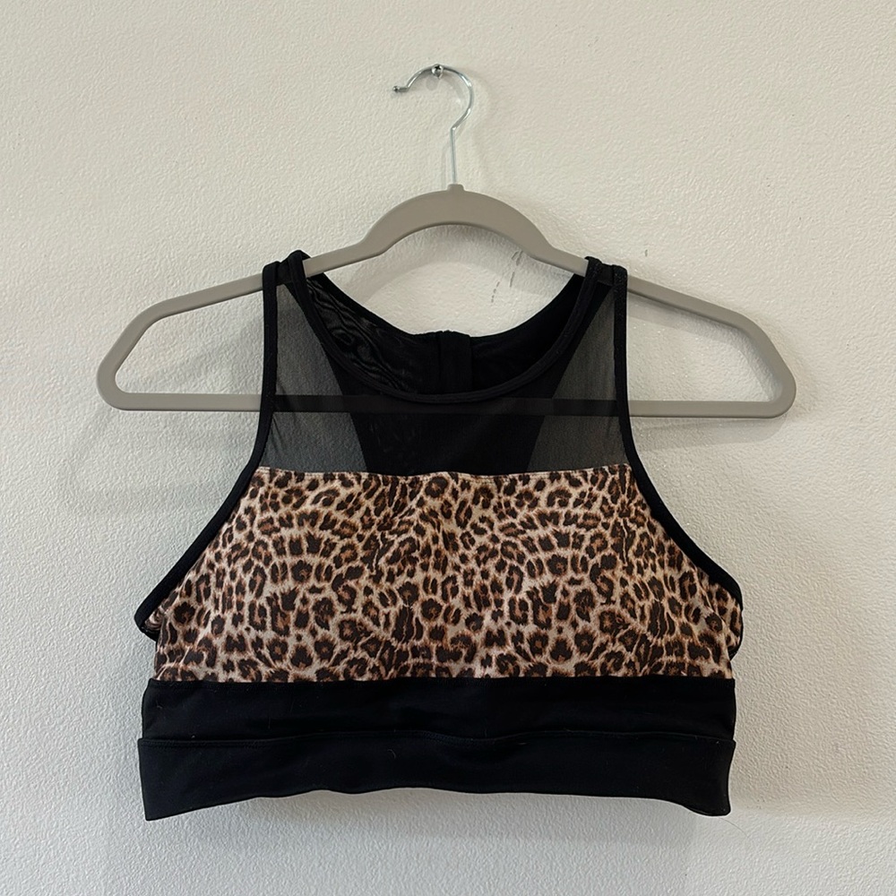 Zyia Black Leapard All Star Bra